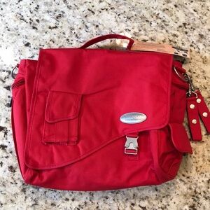 NWT Diaper Bag Stroll-Air Messenger Canvas